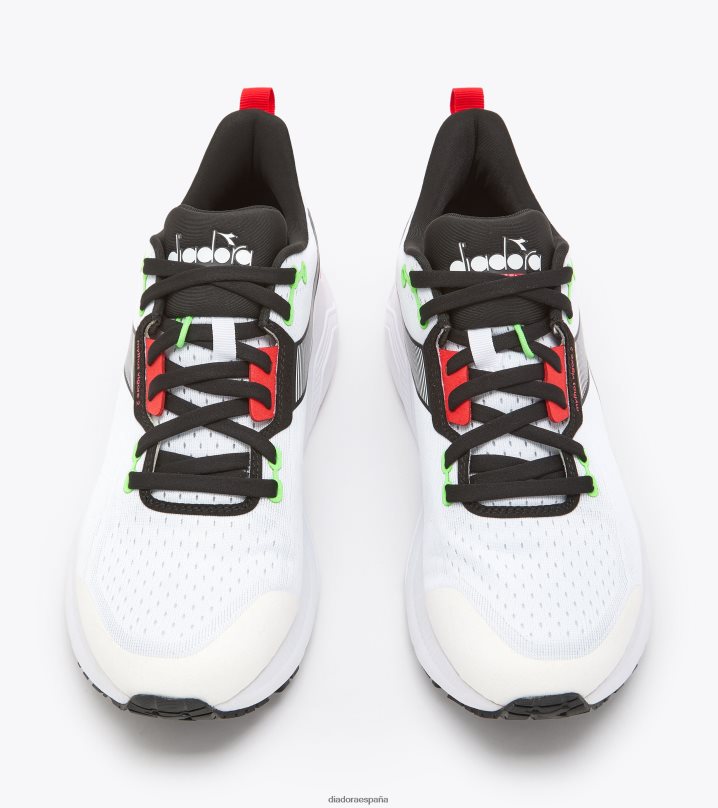 mitos blushield vigore 2 8T8H4Z108 blanco/negro/rojo fuego hombres Diadora zapatos