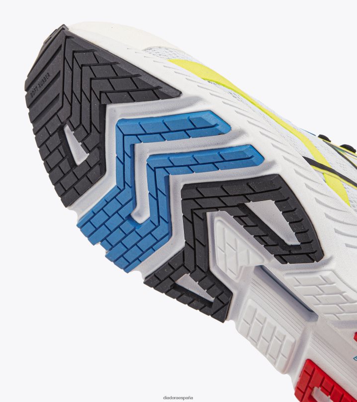 mitos blushield volo 3 8T8H4Z132 blanco/negro/amarillo flúor hombres Diadora zapatos