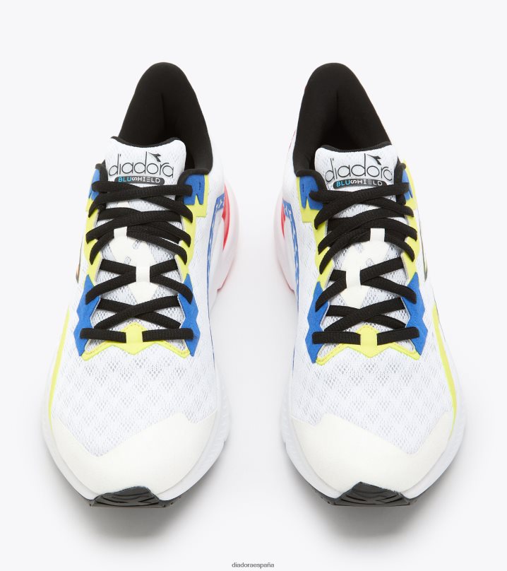 mitos blushield volo 3 8T8H4Z132 blanco/negro/amarillo flúor hombres Diadora zapatos