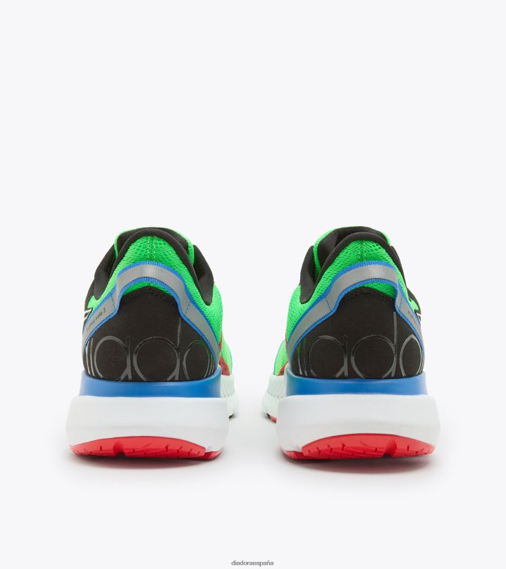 mitos blushield volo 3 8T8H4Z133 verde fluo/blanco/negro hombres Diadora zapatos
