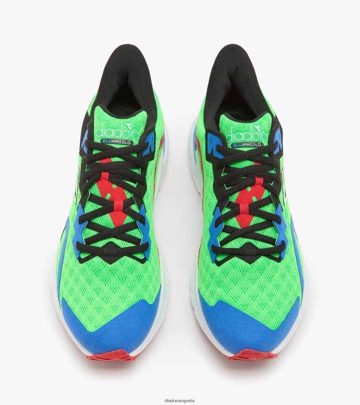 mitos blushield volo 3 8T8H4Z133 verde fluo/blanco/negro hombres Diadora zapatos