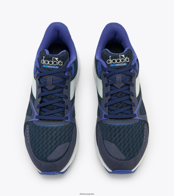 mythos blushield 8 vórtice de ancho 8T8H4Z124 corsario azul/blanco hombres Diadora zapatos