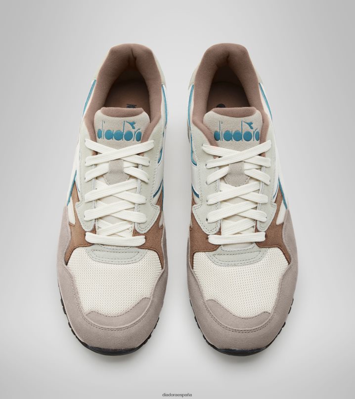 n902 8T8H4Z210 pergamino/pluma gris/alfalfa hombres Diadora zapatos