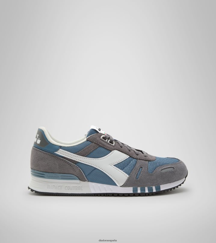 titán 8T8H4Z240 espejismo azul/gris acero hombres Diadora zapatos