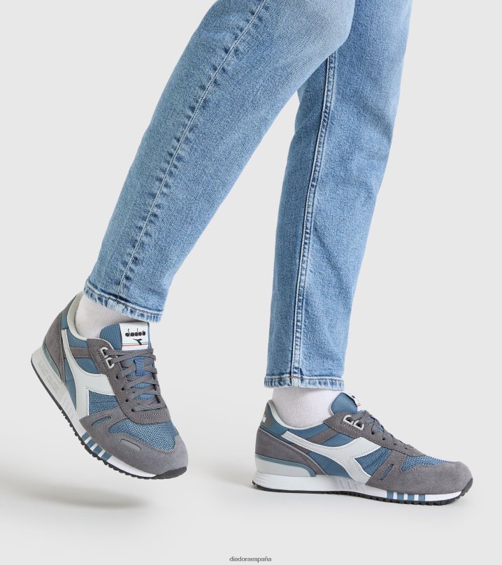 titán 8T8H4Z240 espejismo azul/gris acero hombres Diadora zapatos