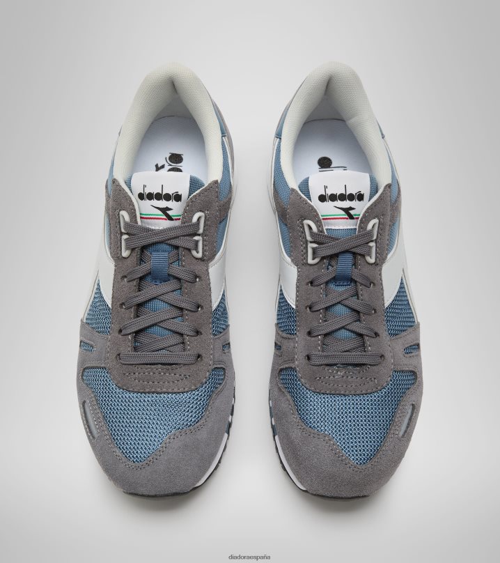 titán 8T8H4Z240 espejismo azul/gris acero hombres Diadora zapatos