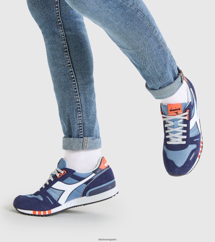 titán 8T8H4Z241 sombra azul/chaquetón hombres Diadora zapatos