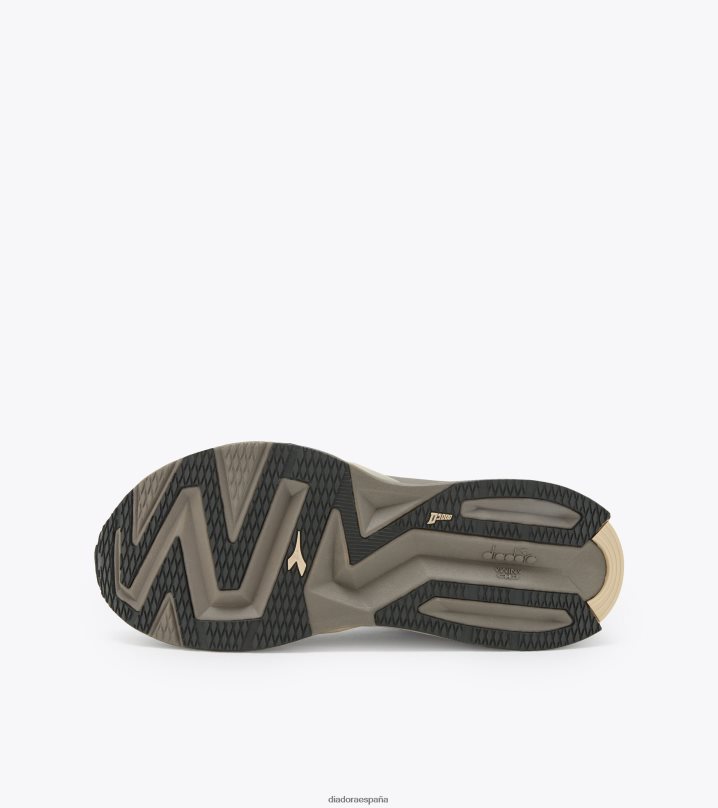 átomo v7000 8T8H4Z74 negro/blanco/gris humo hombres Diadora zapatos