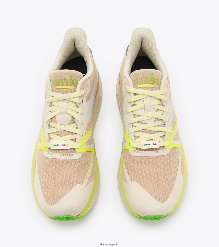 átomo v7000 8T8H4Z75 gris humo/blanco/blanco susurro hombres Diadora zapatos