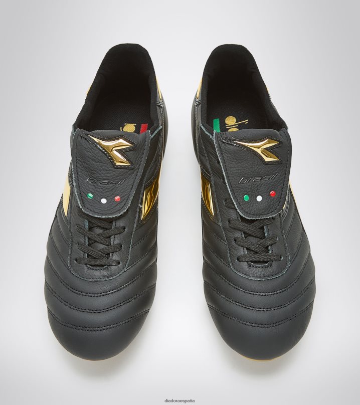 brasil#9 ita lt+ mdpu 8T8H4Z23 oro negro hombres Diadora zapatos
