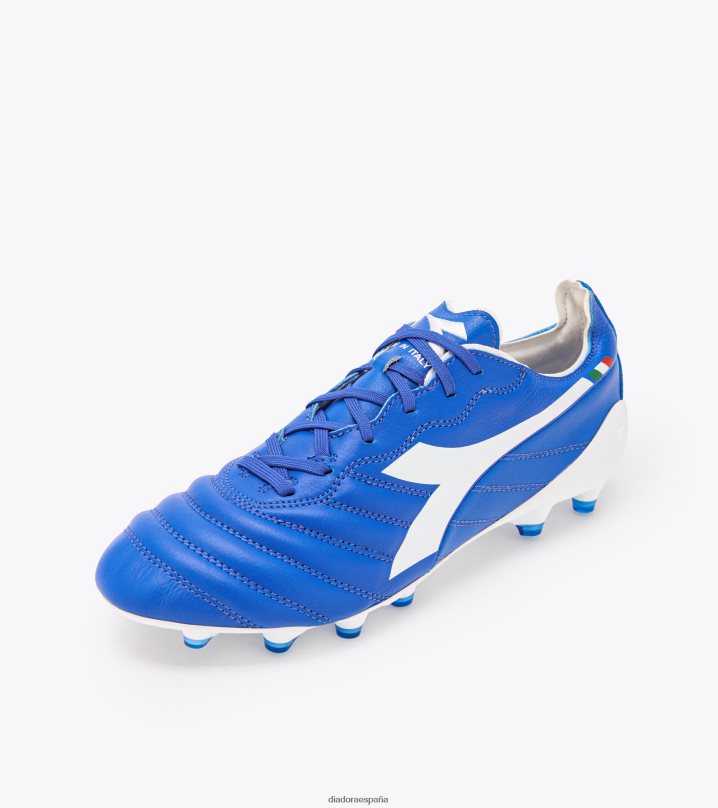 brasil elite2 tecnología ita lpx 8T8H4Z16 azul real/blanco óptico hombres Diadora zapatos