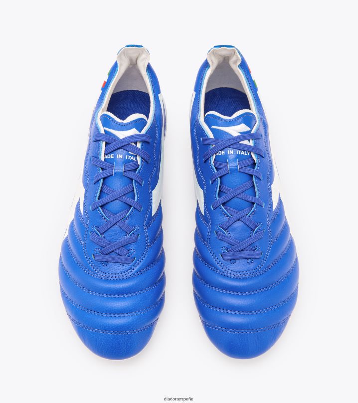 brasil elite2 tecnología ita lpx 8T8H4Z16 azul real/blanco óptico hombres Diadora zapatos