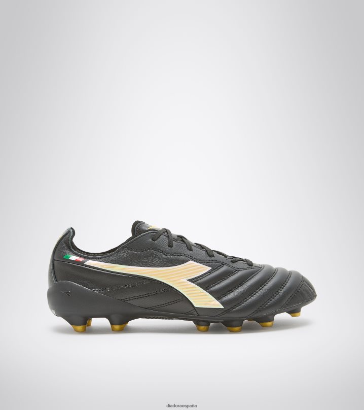 brasil elite2 tecnología ita lpx 8T8H4Z19 oro negro hombres Diadora zapatos