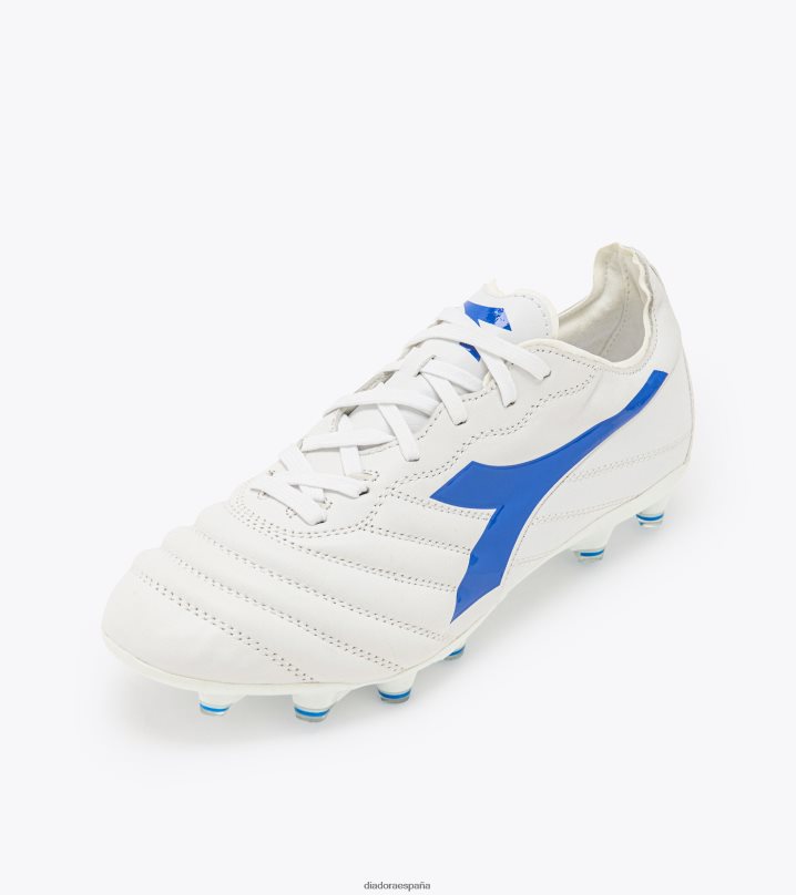 brasil elite 2lt lp12 8T8H4Z170 blanco óptico/azul real hombres Diadora zapatos
