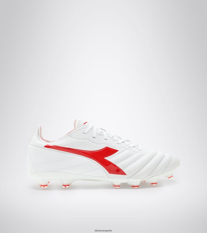 brasil elite 2lt lp12 8T8H4Z172 blanco/rojo milano hombres Diadora zapatos