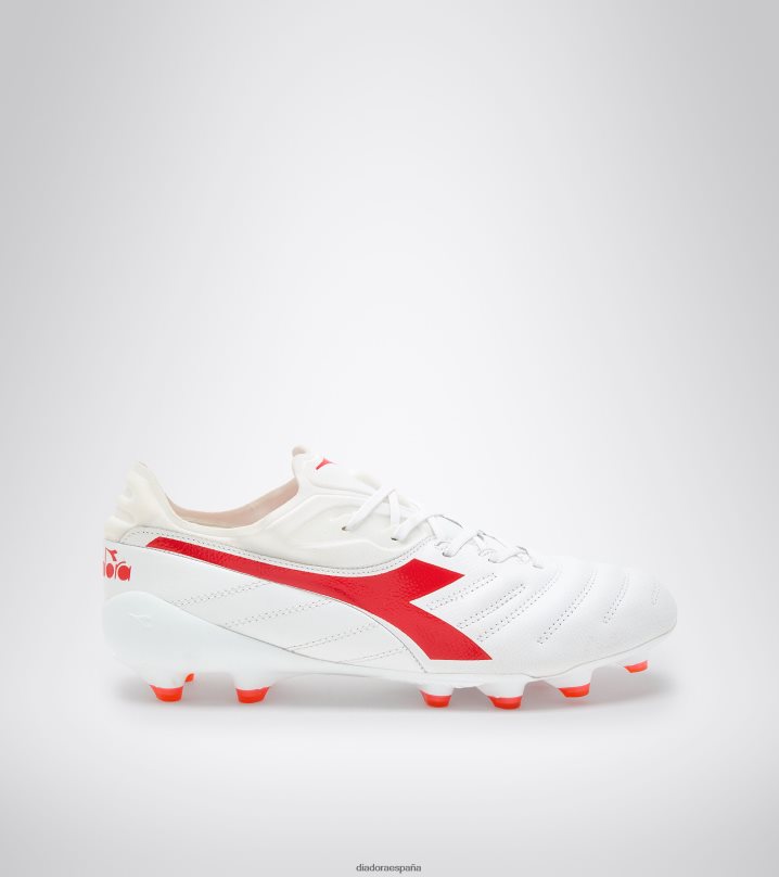 brasil elite tech lpx 8T8H4Z90 blanco/rojo milano hombres Diadora zapatos