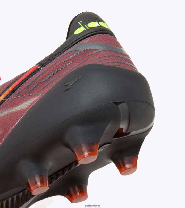 brasil elite veloce ita lpx 8T8H4Z11 negro/amarillo fluo dd/rojo milano hombres Diadora zapatos