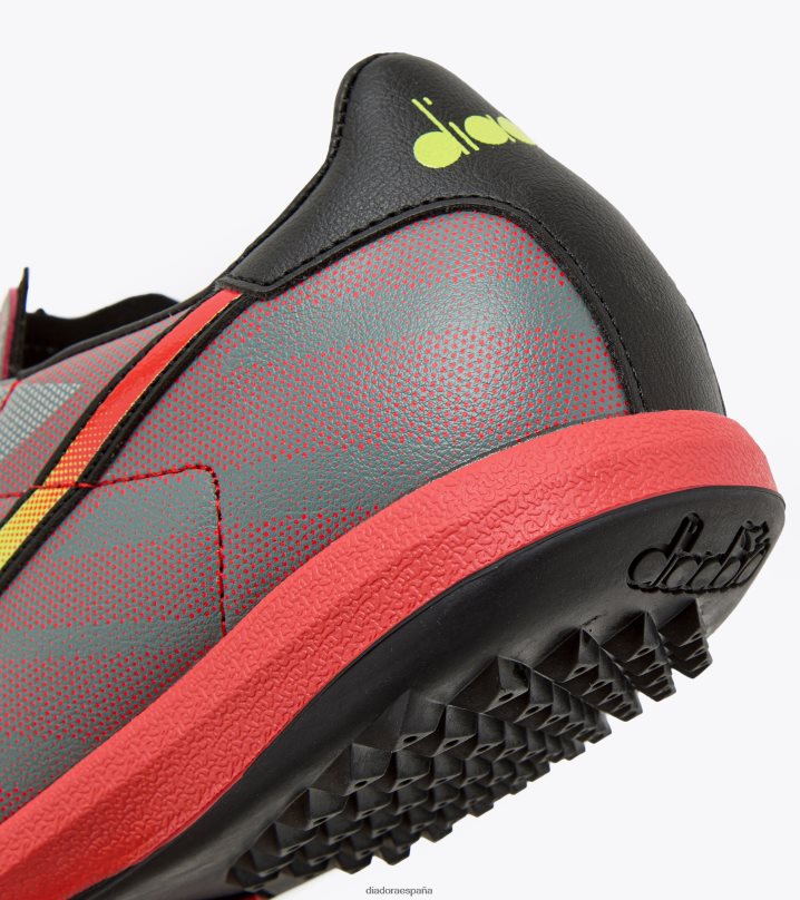 brasil elite veloce r tfr 8T8H4Z290 negro/amarillo fluo dd/rojo milano hombres Diadora zapatos