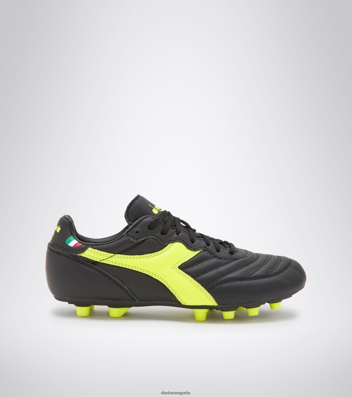 brasil lt+ mdpu 8T8H4Z134 negro/amarillo fluo diadora hombres Diadora zapatos