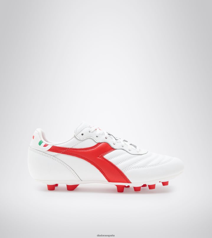 brasil lt+ mdpu 8T8H4Z135 blanco/rojo milano hombres Diadora zapatos