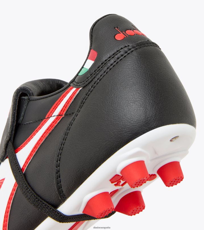 brasil og lt t mdpu 8T8H4Z153 negro/blanco/rojo milano hombres Diadora zapatos