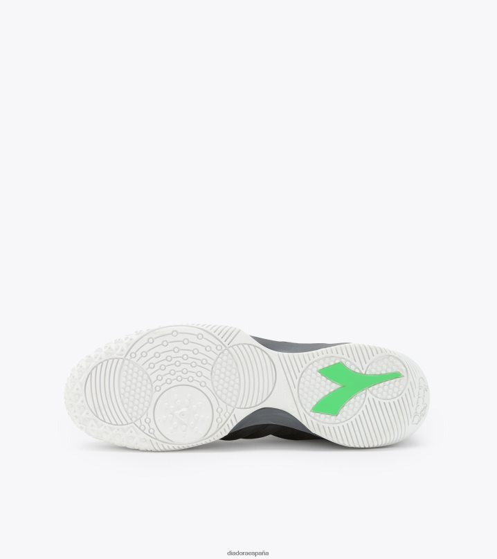 brasil sala id 8T8H4Z160 negro/verde flúor hombres Diadora zapatos