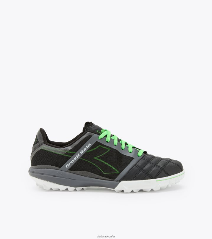 brasil sala tf 8T8H4Z169 negro/verde flúor hombres Diadora zapatos