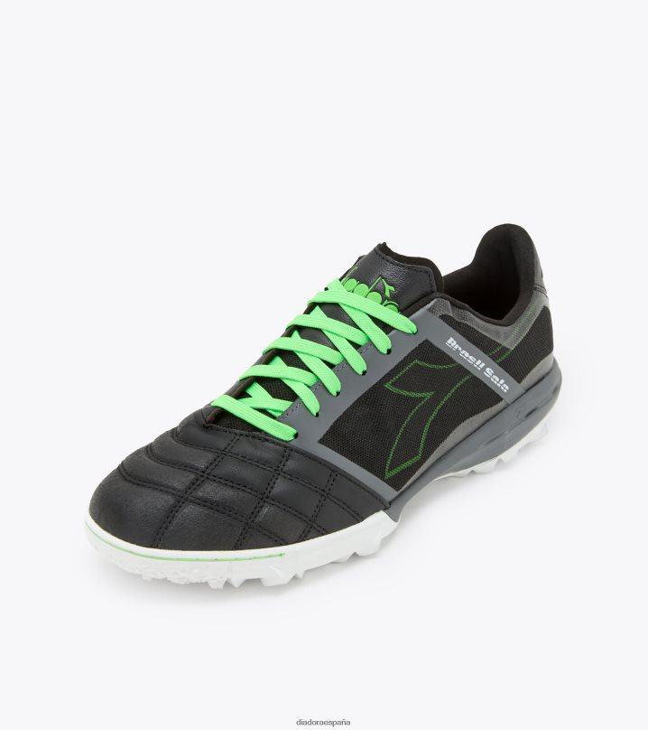 brasil sala tf 8T8H4Z169 negro/verde flúor hombres Diadora zapatos
