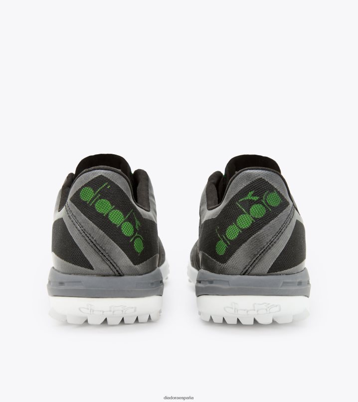 brasil sala tf 8T8H4Z169 negro/verde flúor hombres Diadora zapatos