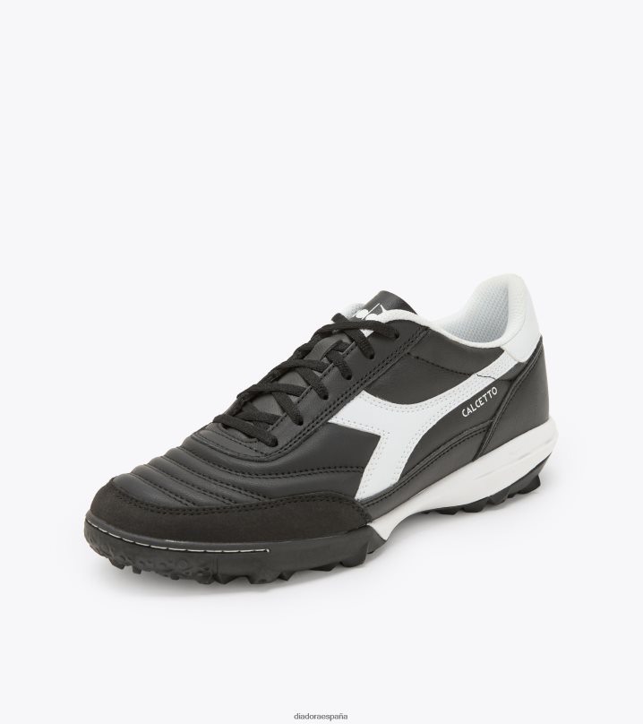 calcetto ii lt tf 8T8H4Z237 blanco negro hombres Diadora zapatos