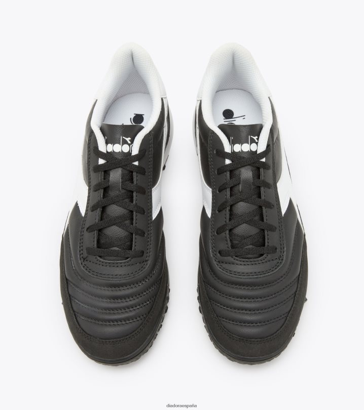 calcetto ii lt tf 8T8H4Z237 blanco negro hombres Diadora zapatos