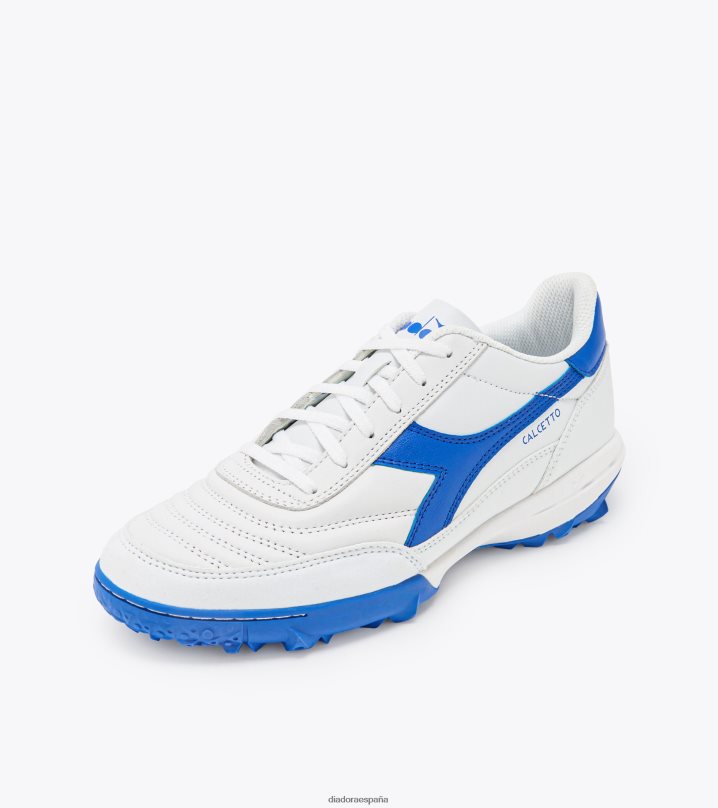 calcetto ii lt tf 8T8H4Z238 blanco óptico/azul real hombres Diadora zapatos