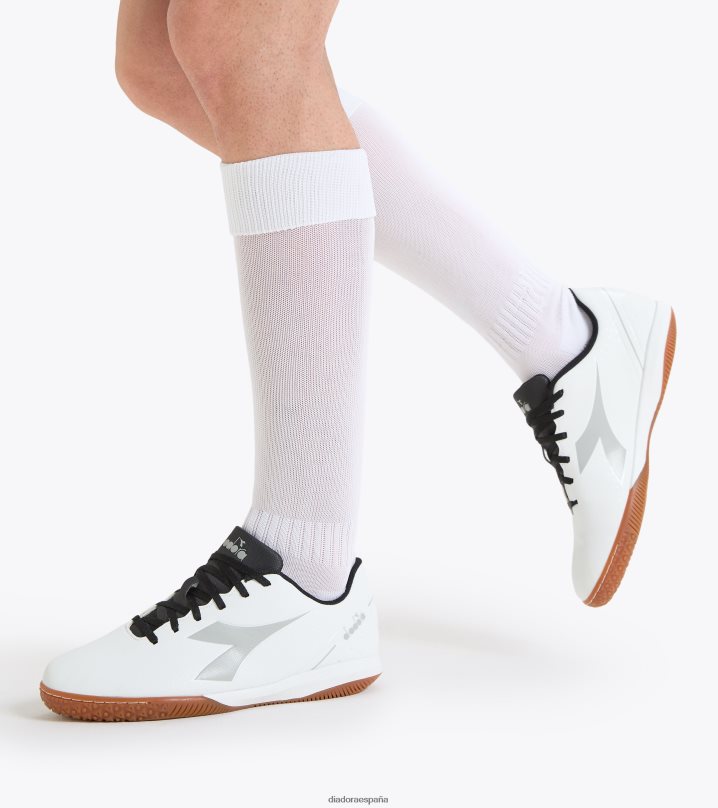 pichichi 5 idr 8T8H4Z337 blanco/gris frío/negro hombres Diadora zapatos