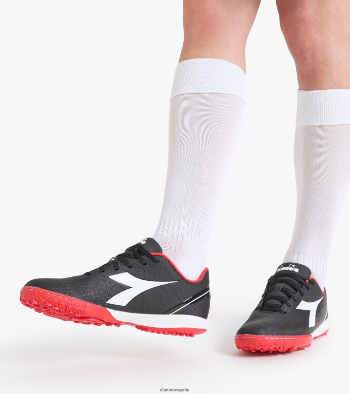 pichichi 5 tfr 8T8H4Z319 negro/blanco/rojo milano hombres Diadora zapatos