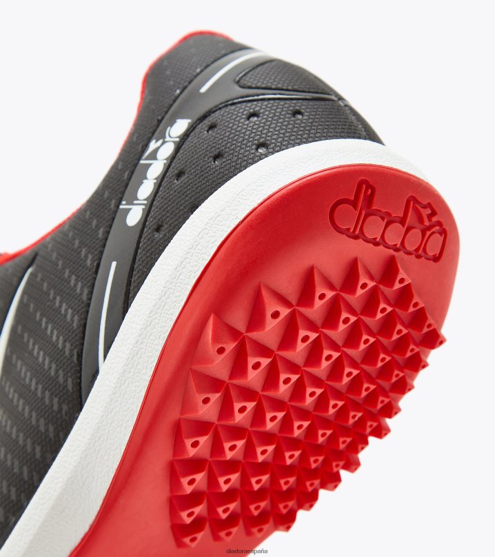 pichichi 5 tfr 8T8H4Z319 negro/blanco/rojo milano hombres Diadora zapatos