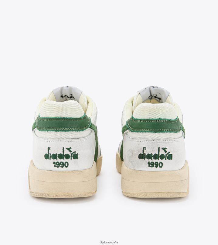 b.560 usado 8T8H4Z24 blanco/verde niebla hombres Diadora zapatos