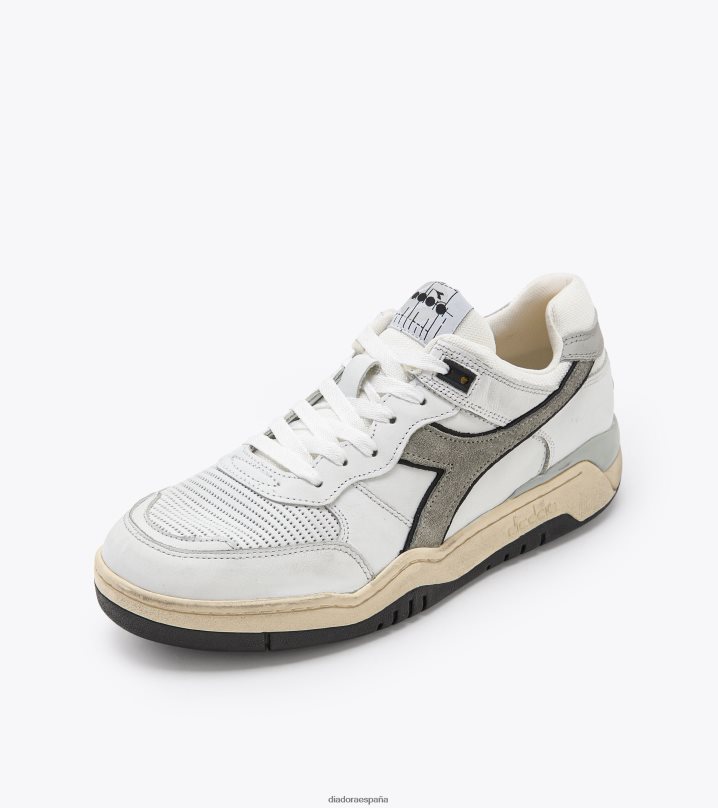 b.560 usado 8T8H4Z25 blanco/aluminio hombres Diadora zapatos