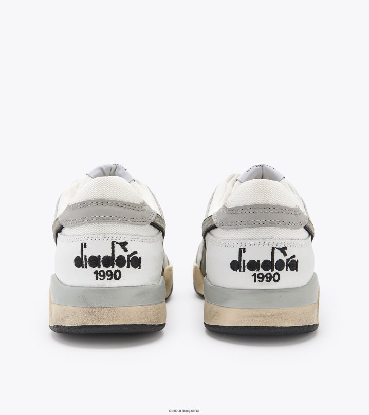 b.560 usado 8T8H4Z25 blanco/aluminio hombres Diadora zapatos