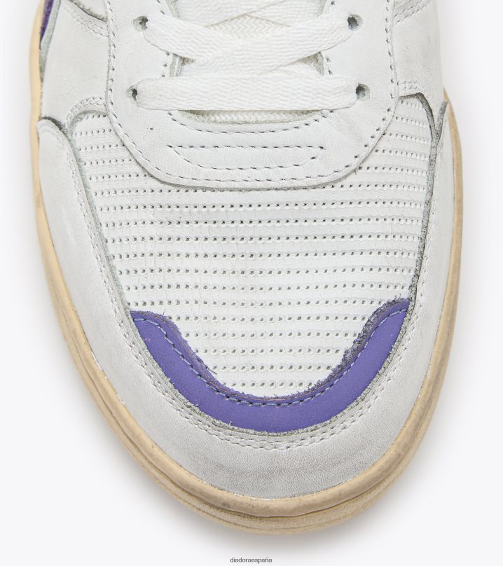 b.560 usado 8T8H4Z27 iris blanco/violeta hombres Diadora zapatos