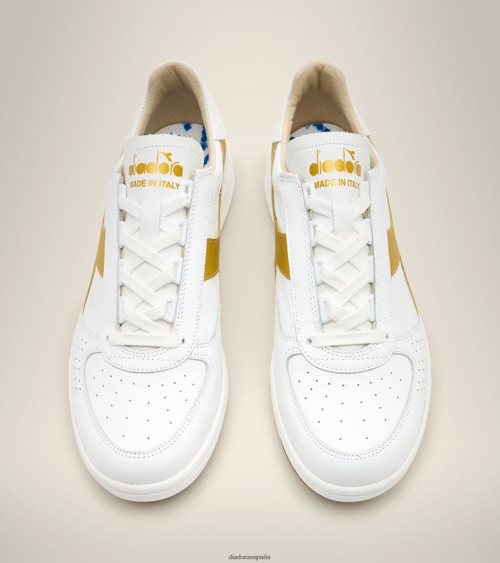 b.elite h italia deporte 8T8H4Z12 Oro blanco hombres Diadora zapatos