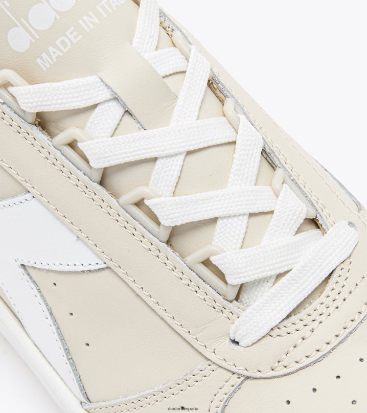 b.elite h italia deporte 8T8H4Z13 marfil beis hombres Diadora zapatos