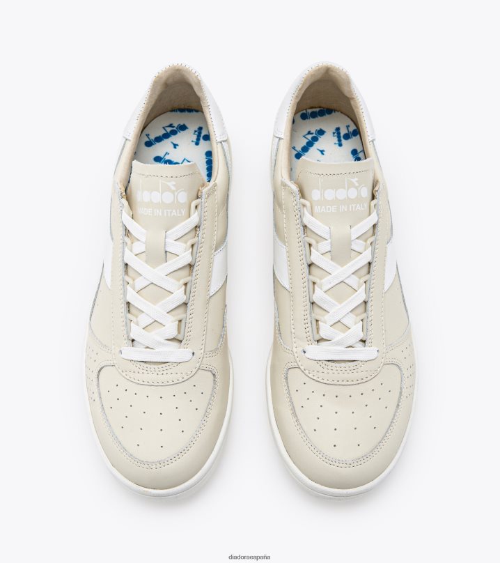 b.elite h italia deporte 8T8H4Z13 marfil beis hombres Diadora zapatos