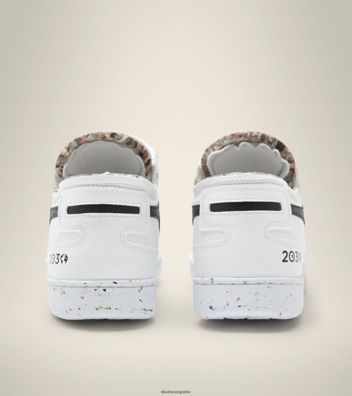 corte de fila de mi canasta 2030 8T8H4Z54 blanco negro hombres Diadora zapatos
