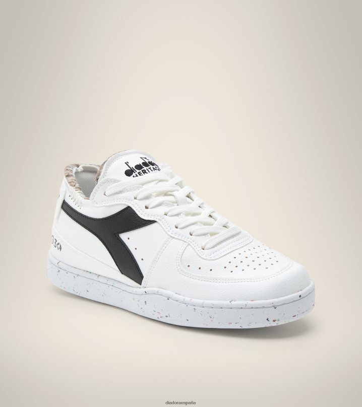 corte de fila de mi canasta 2030 8T8H4Z54 blanco negro hombres Diadora zapatos
