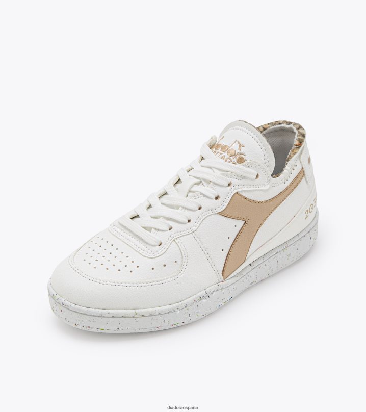 corte de fila de mi canasta 2030 8T8H4Z56 blanco/arena cálida hombres Diadora zapatos