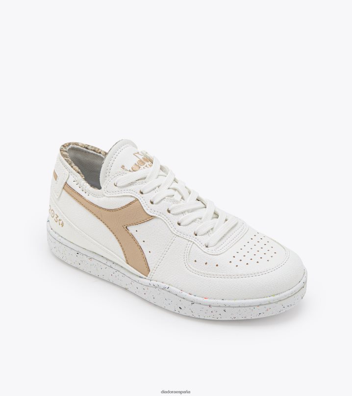 corte de fila de mi canasta 2030 8T8H4Z56 blanco/arena cálida hombres Diadora zapatos