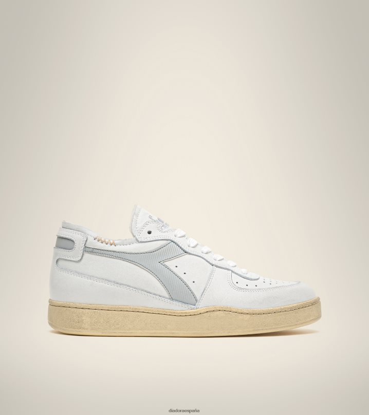 corte de fila de mi canasta 8T8H4Z58 blanco/azul amanecer hombres Diadora zapatos