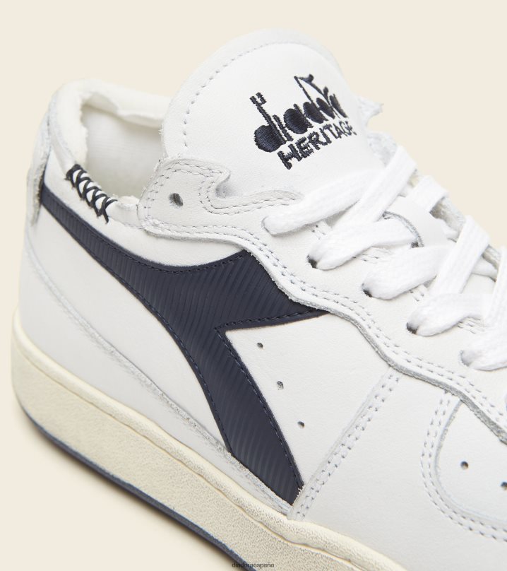 corte de fila de mi canasta 8T8H4Z59 corsario blanco/azul hombres Diadora zapatos