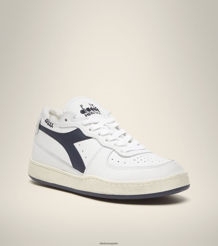 corte de fila de mi canasta 8T8H4Z59 corsario blanco/azul hombres Diadora zapatos