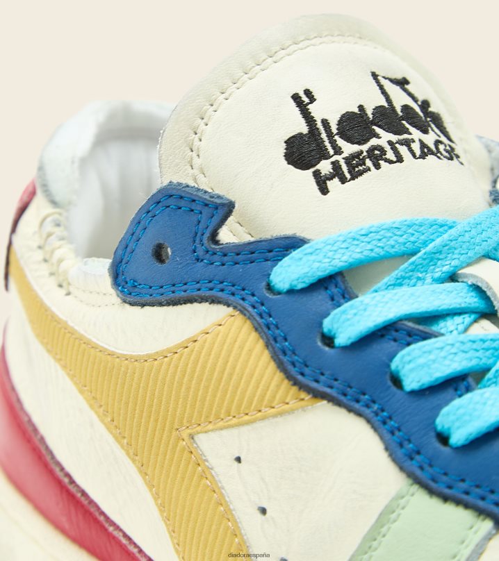 corte de fila de mi canasta 8T8H4Z60 blanco de invierno/pimienta picante hombres Diadora zapatos